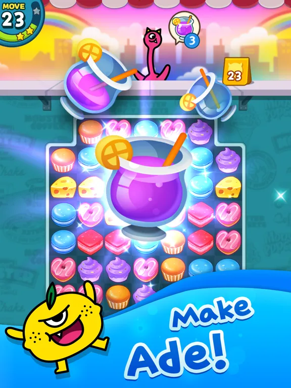 صور Match 3 Puzzle: SweetMonster iPad 