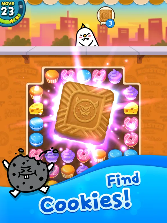 صور Match 3 Puzzle: SweetMonster iPad 