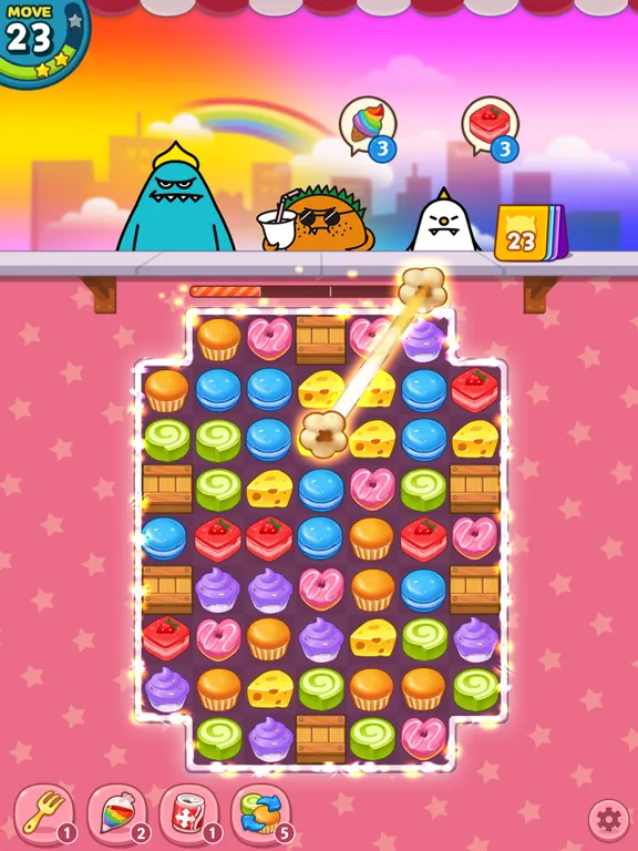صور Match 3 Puzzle: SweetMonster iPad 