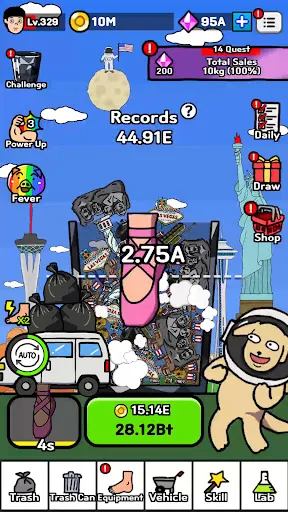 Trash King: Clicker Games Screenshots