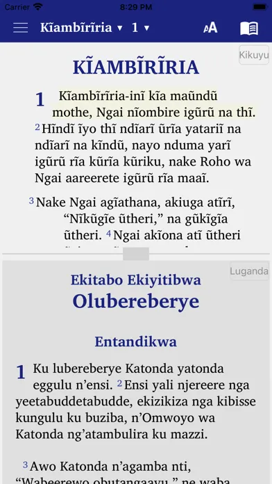 Kikuyu Swahili Luo Ekran Görüntüleri