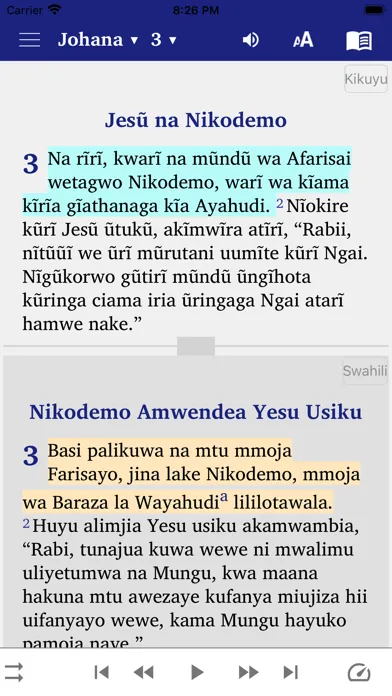 Kikuyu Swahili Luo Ekran Görüntüleri
