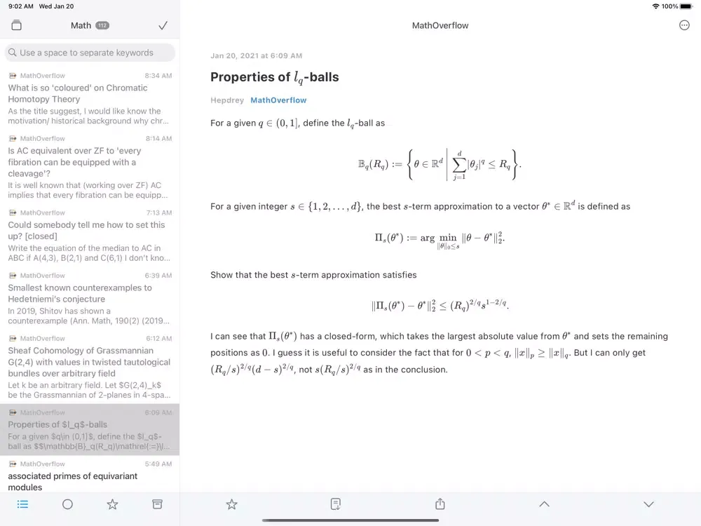 Pindoo RSS iPad  Screenshots