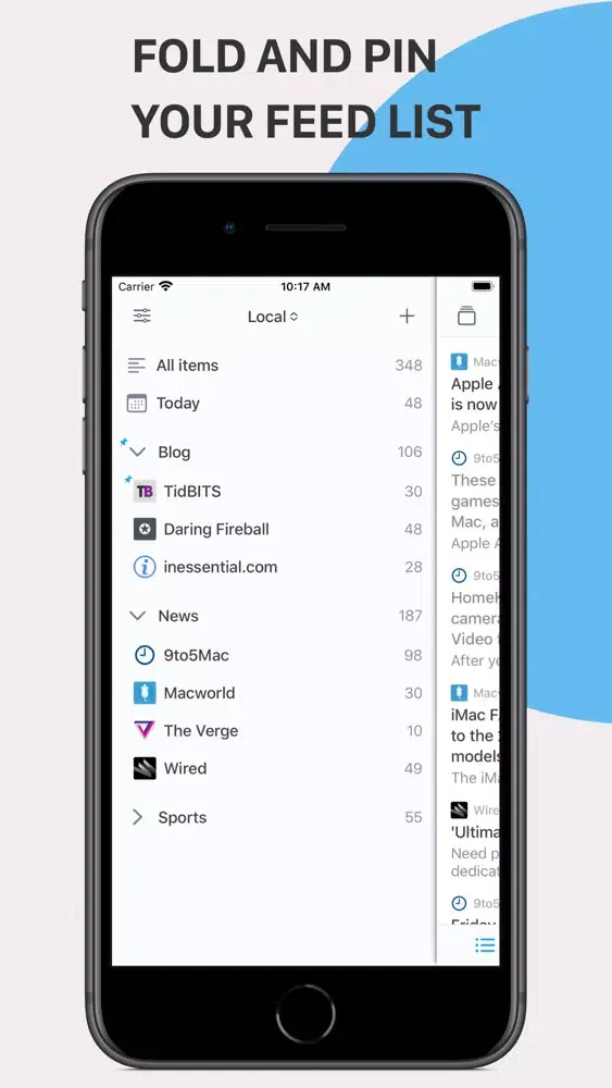 Pindoo RSS Screenshots