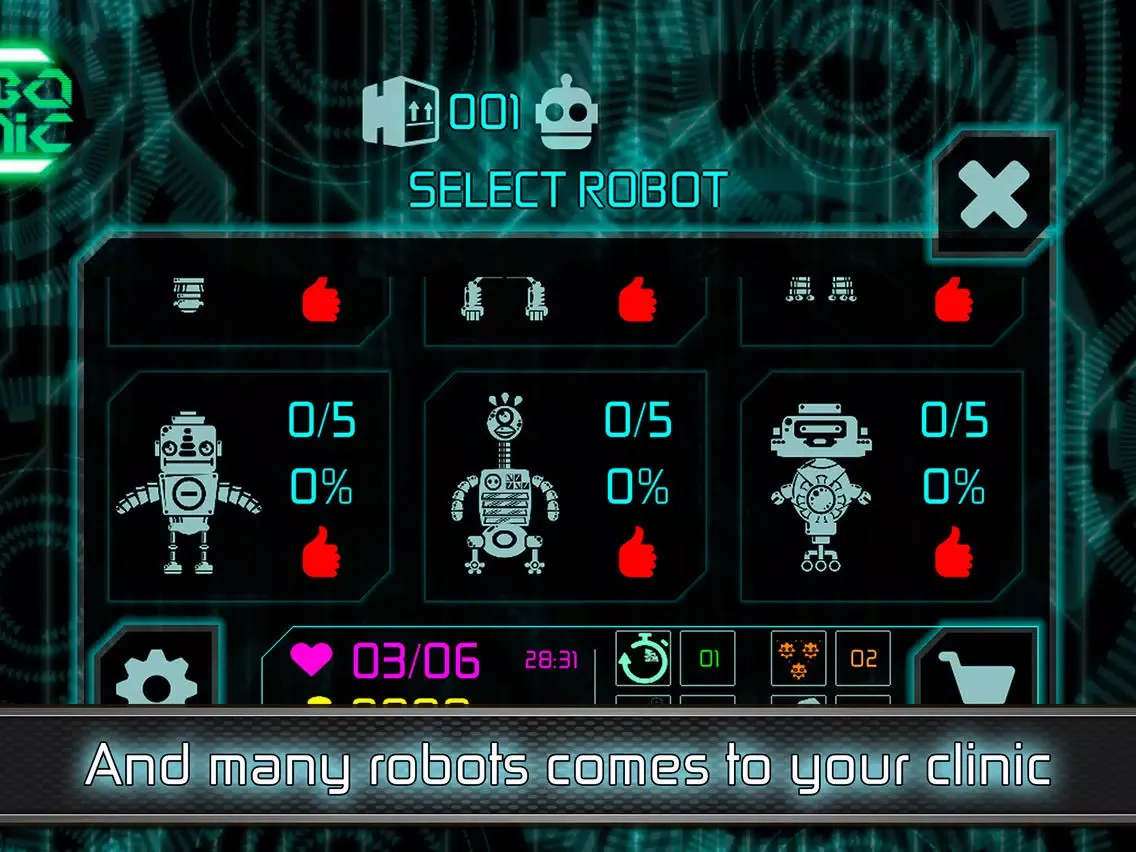 RoboKlinik iPad 应用截图
