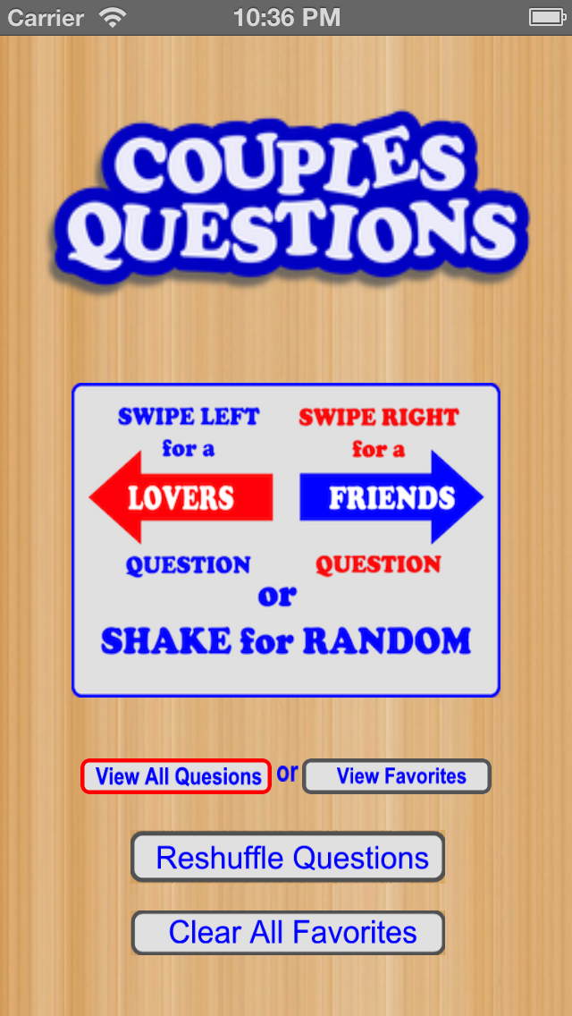Couples Relationship Questions for Lovers and Friends應用截圖