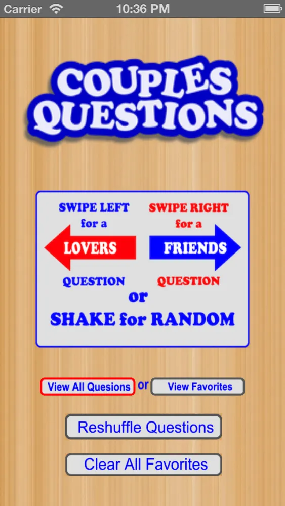 Screenshot di Couples Relationship Questions for Lovers and Friends