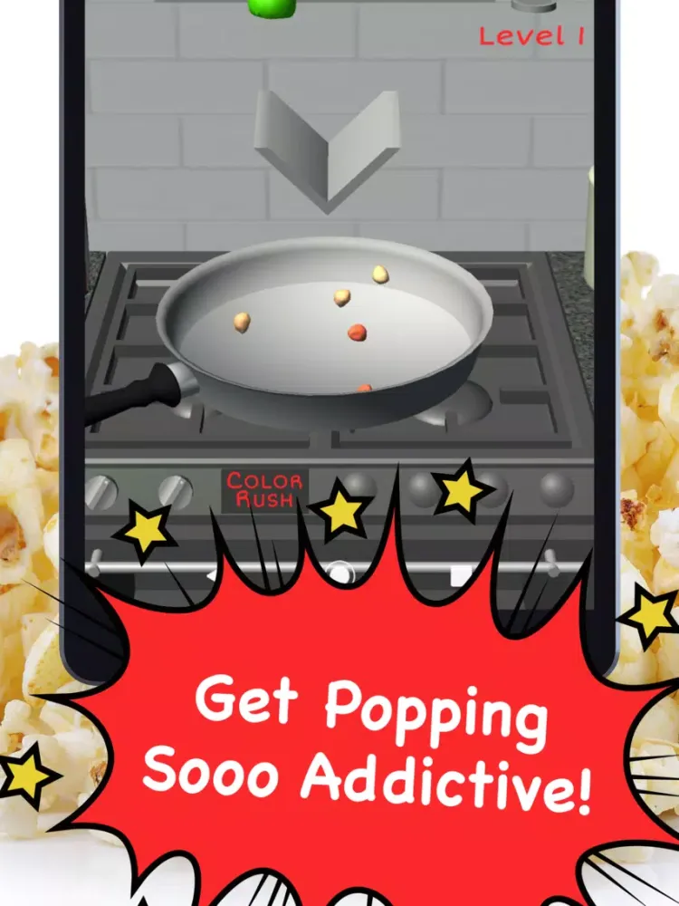 Corn Pop - Popcorn collector iPad  Screenshots