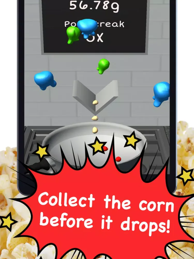 Corn Pop - Popcorn collector iPad  Screenshots