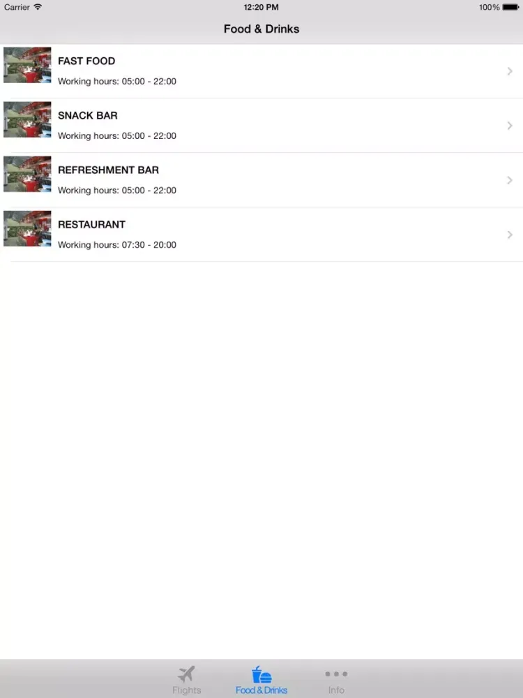 Скриншоты SIA - Sarajevo International Airport iPad 