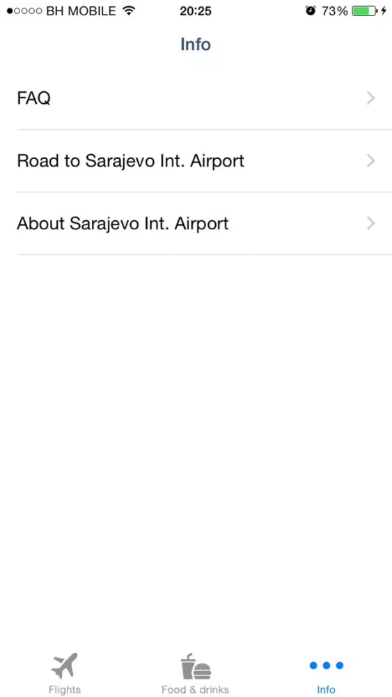 Скриншоты SIA - Sarajevo International Airport