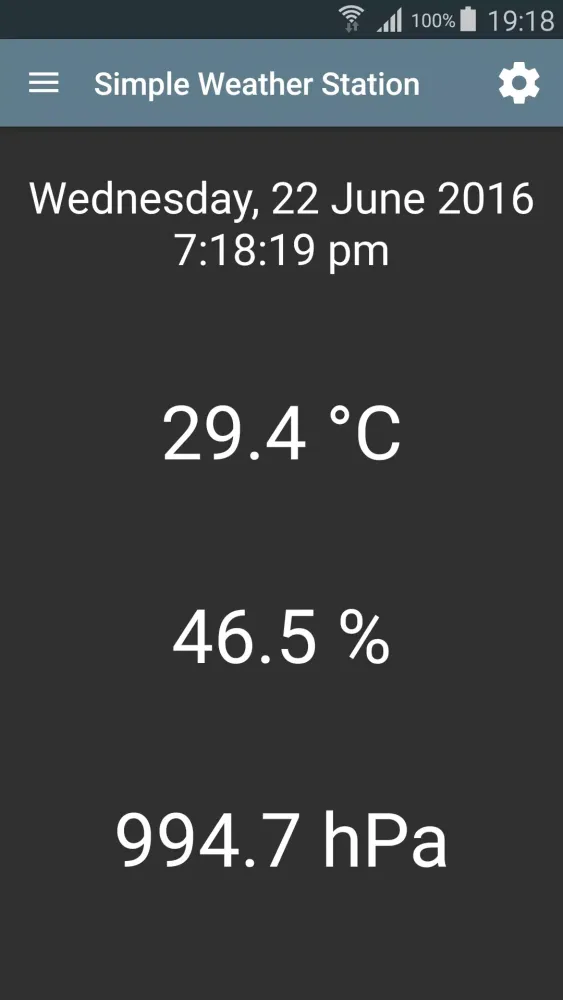 Simple Weather Station Screenshots