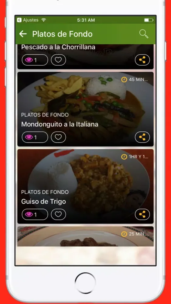 Recetas de Cocina y Comidas del Perú - Gastronomia Ekran Görüntüleri