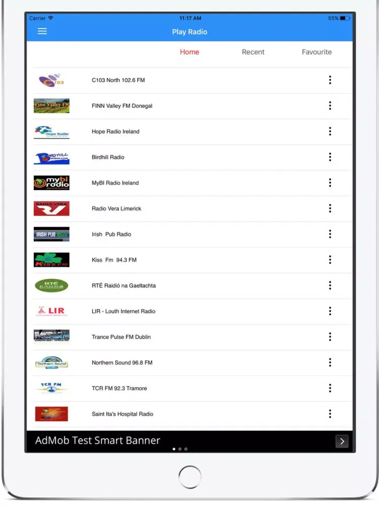 Radio Ireland FM | Irish Radios Stations Online IE iPad 應用截圖