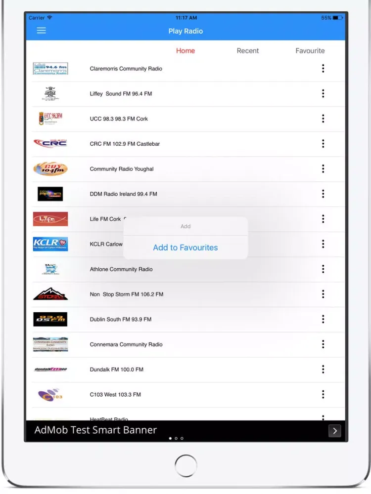 Radio Ireland FM | Irish Radios Stations Online IE iPad 應用截圖
