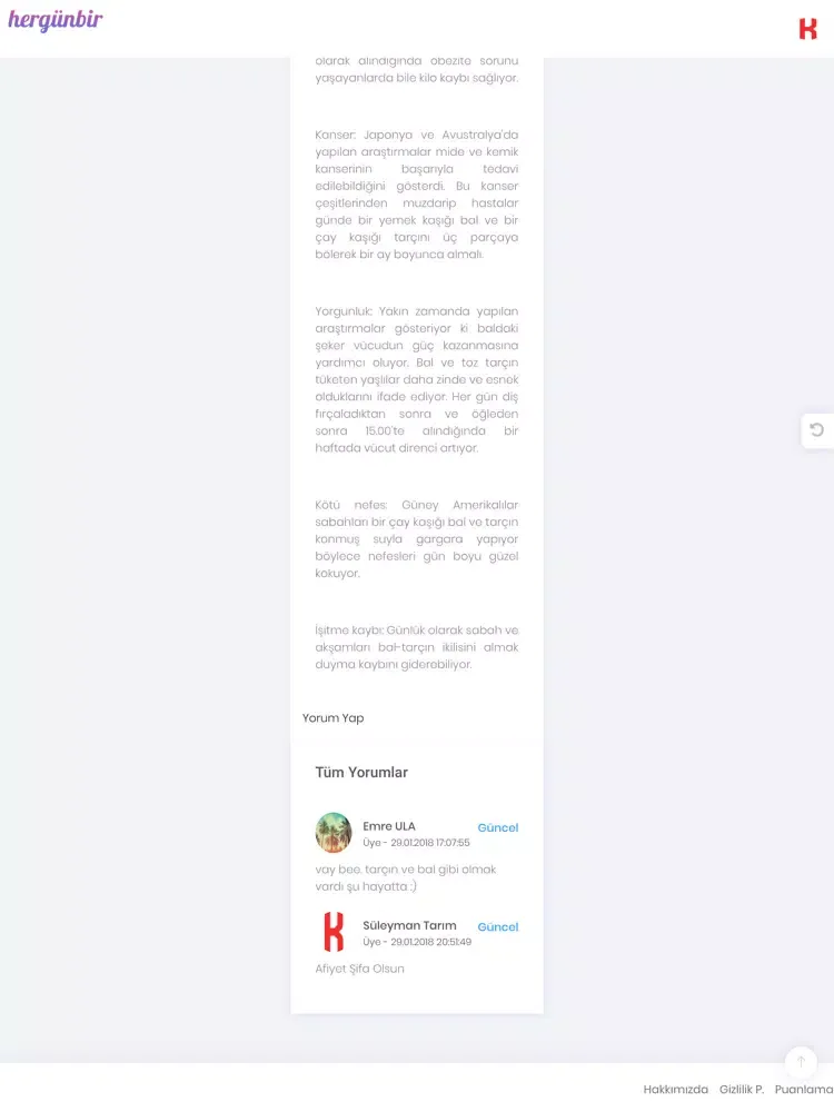 Tangkapan skrin HergünBir iPad 