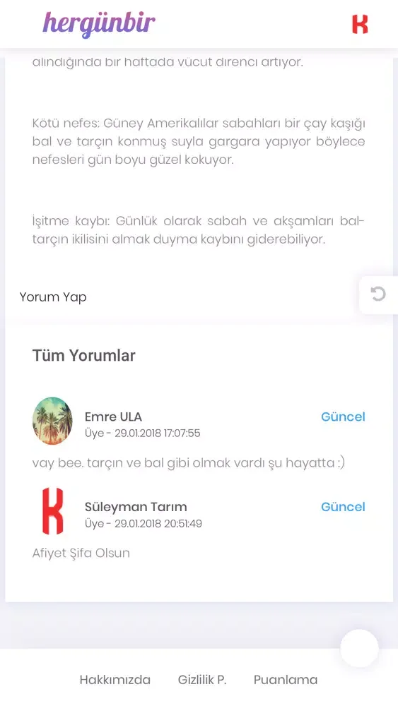 Tangkapan skrin HergünBir