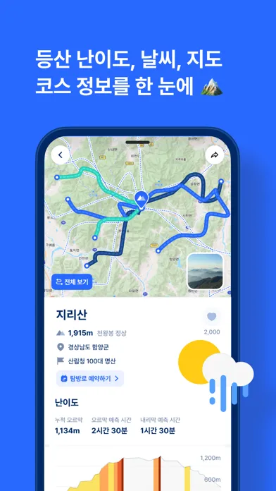Peak(피크) - 러닝, 등산, 라이딩, 걷기 سکرین شاٹس