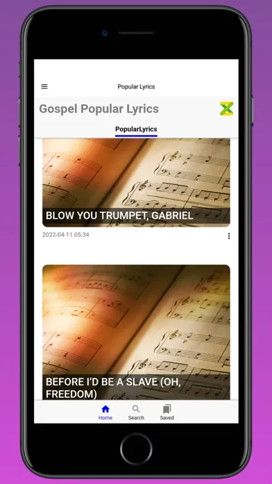 Zrzuty ekranu Black Gospel Music