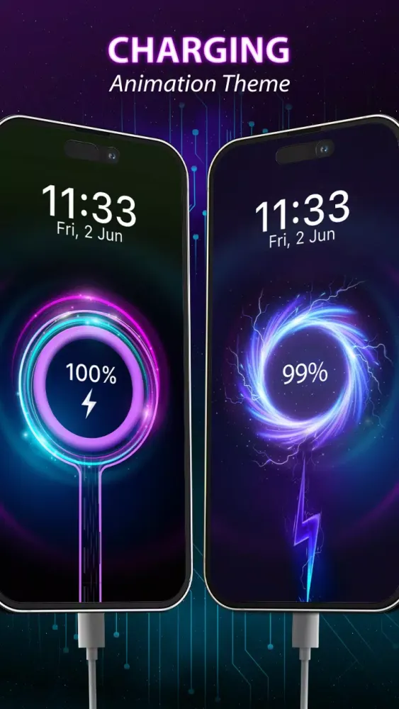 Battery Charger Animation Art Screenshots