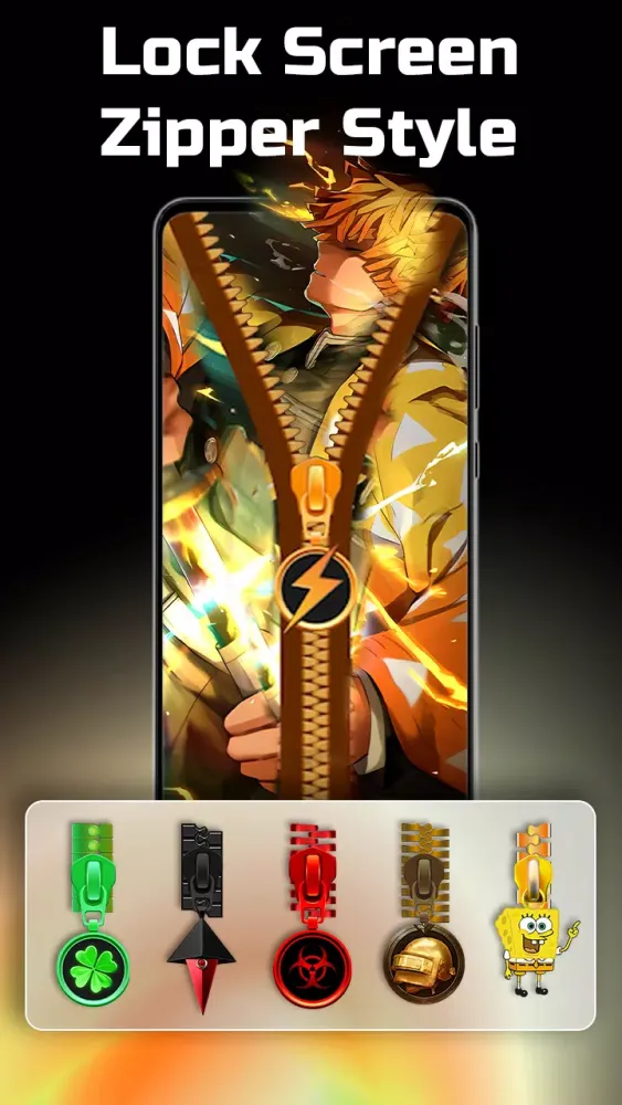 Zipper Lock Screen Wallpapers スクリーンショット