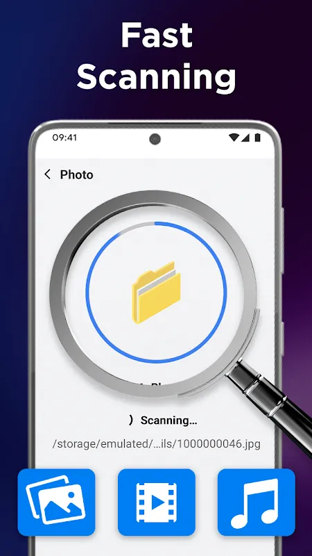 Tangkapan skrin Photo Recovery : File Recovery