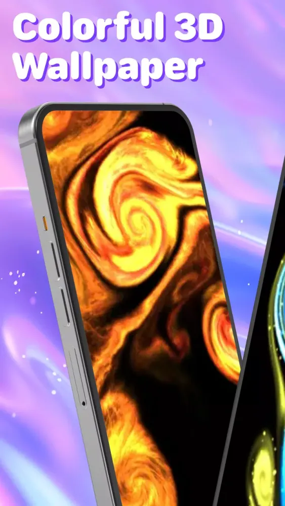 Tangkapan skrin Magic Fluid 3D Live Wallpaper