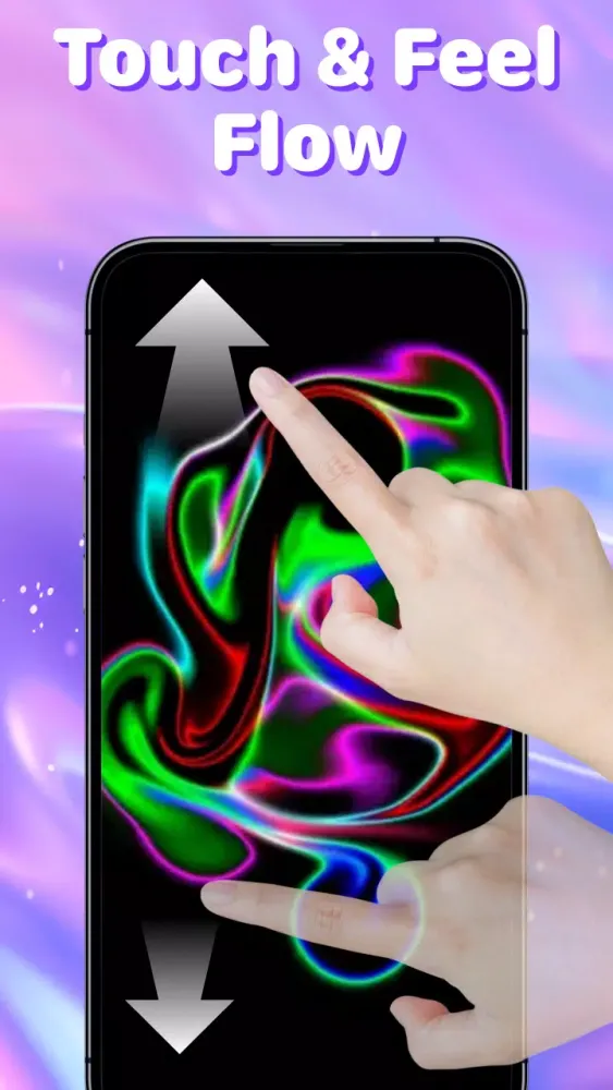 Tangkapan skrin Magic Fluid 3D Live Wallpaper