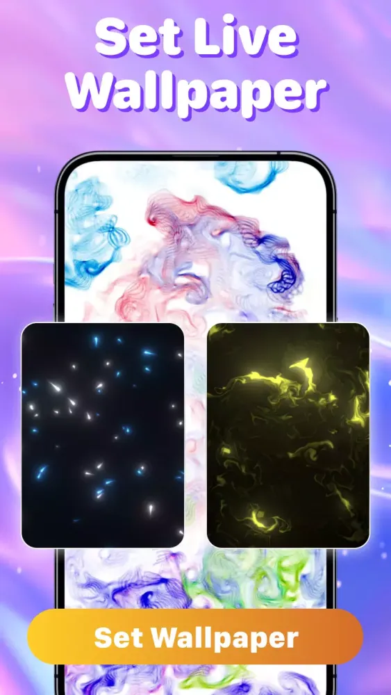 Tangkapan skrin Magic Fluid 3D Live Wallpaper