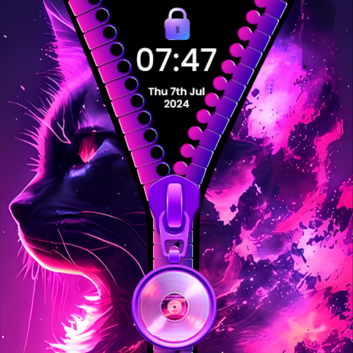 Zipper Lock Screen Zipper Lock Screen