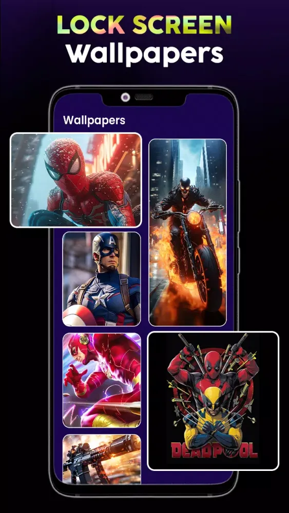 Capturas de tela do Zipper Lock Screen