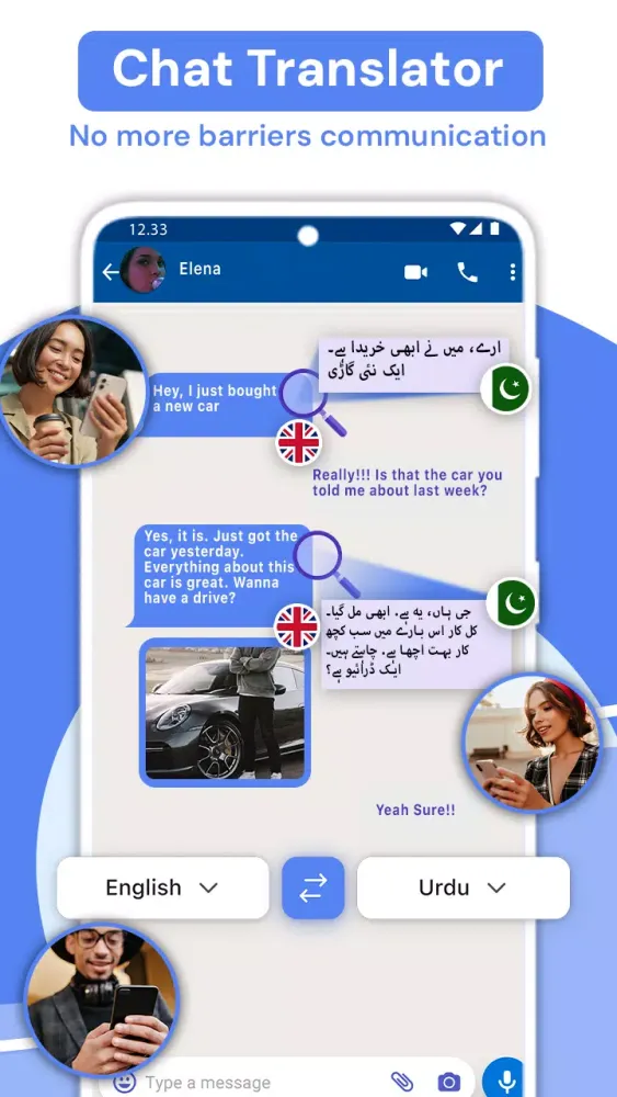Ảnh chụp màn hình của Language Translator, Translate