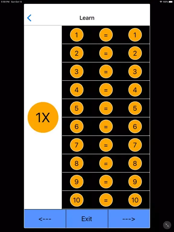 BABA Multiplication Table Game iPad  স্ক্রিনশট