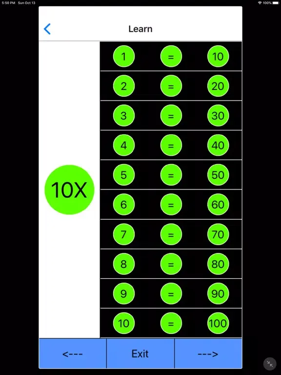 BABA Multiplication Table Game iPad  স্ক্রিনশট