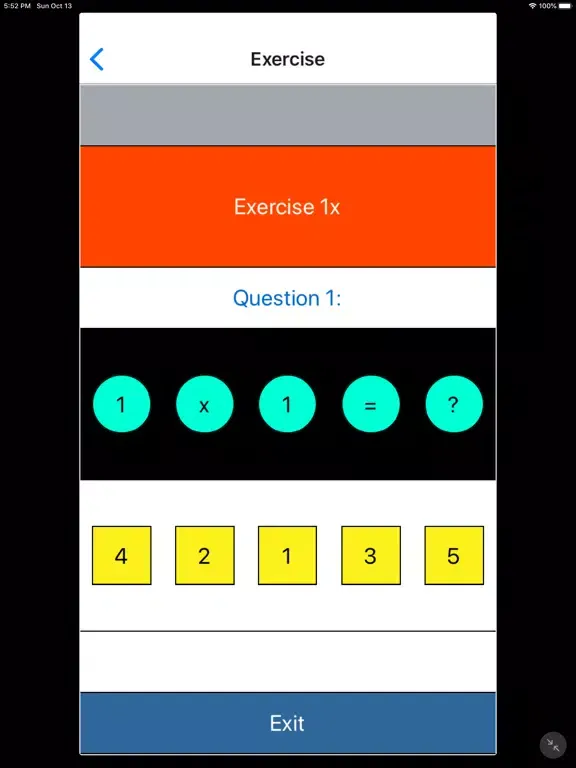 BABA Multiplication Table Game iPad  স্ক্রিনশট