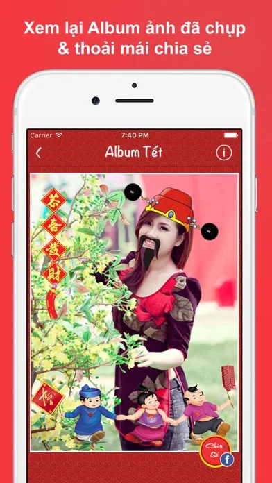 ภาพหน้าจอของ Camera Tết
