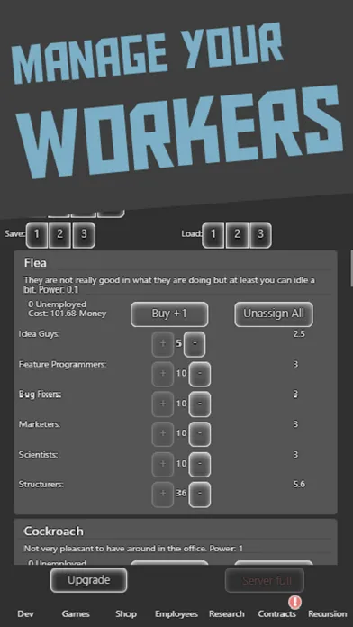 Tangkapan layar Idle Idle GameDev