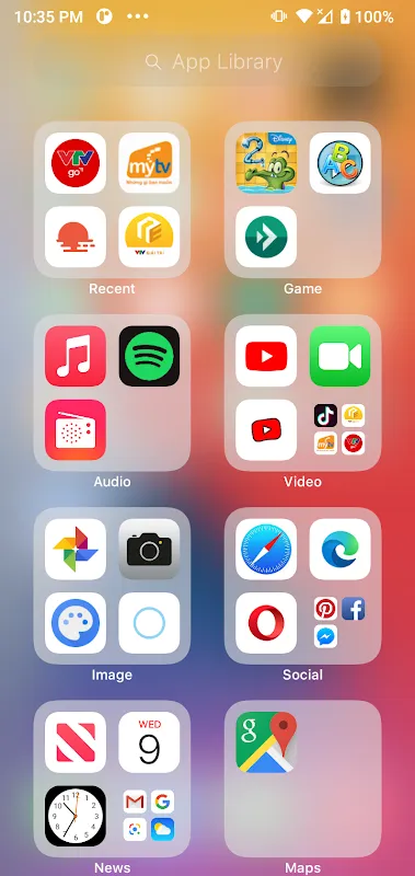 iOS Launcher Screenshots