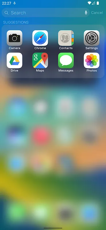 iOS Launcher Screenshots