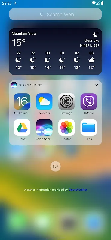 iOS Launcher Screenshots