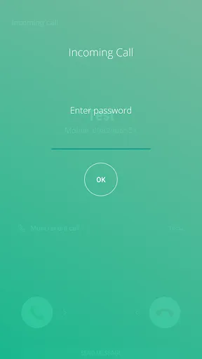 Secure Incoming Call Screenshots