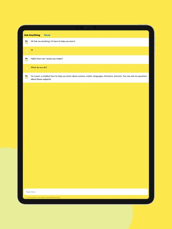 Screenshot di Luwwi iPad 