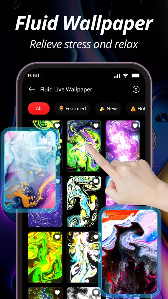 Live Wallpaper: Magic Fluid應用截圖