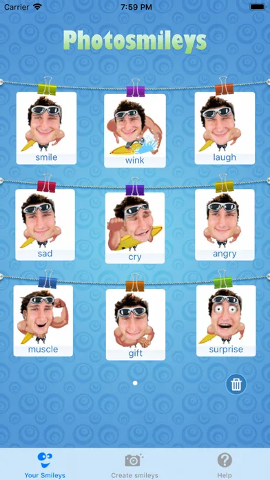 PhotoSmileys स्क्रीनशॉट