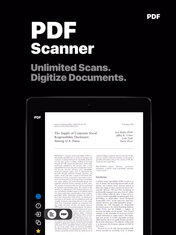 Ảnh chụp màn hình của PDF Pro+ with AI iPad 
