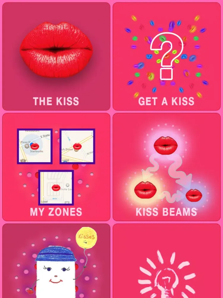 Ảnh chụp màn hình của Daily Kiss - The App For Every Woman iPad 