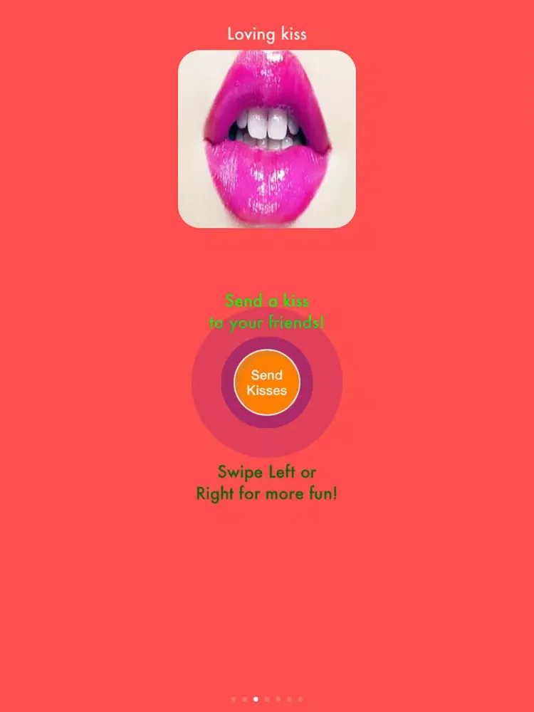 Ảnh chụp màn hình của Daily Kiss - The App For Every Woman iPad 