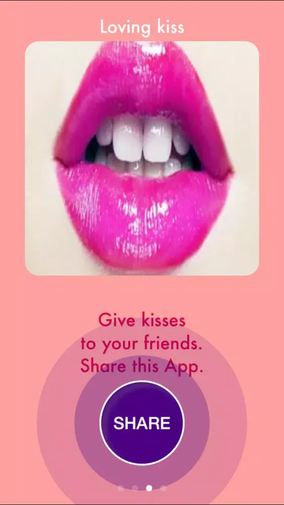 Ảnh chụp màn hình của Daily Kiss - The App For Every Woman