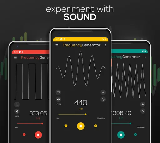 Zrzuty ekranu Frequency Sound Generator