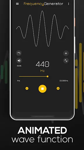 Zrzuty ekranu Frequency Sound Generator